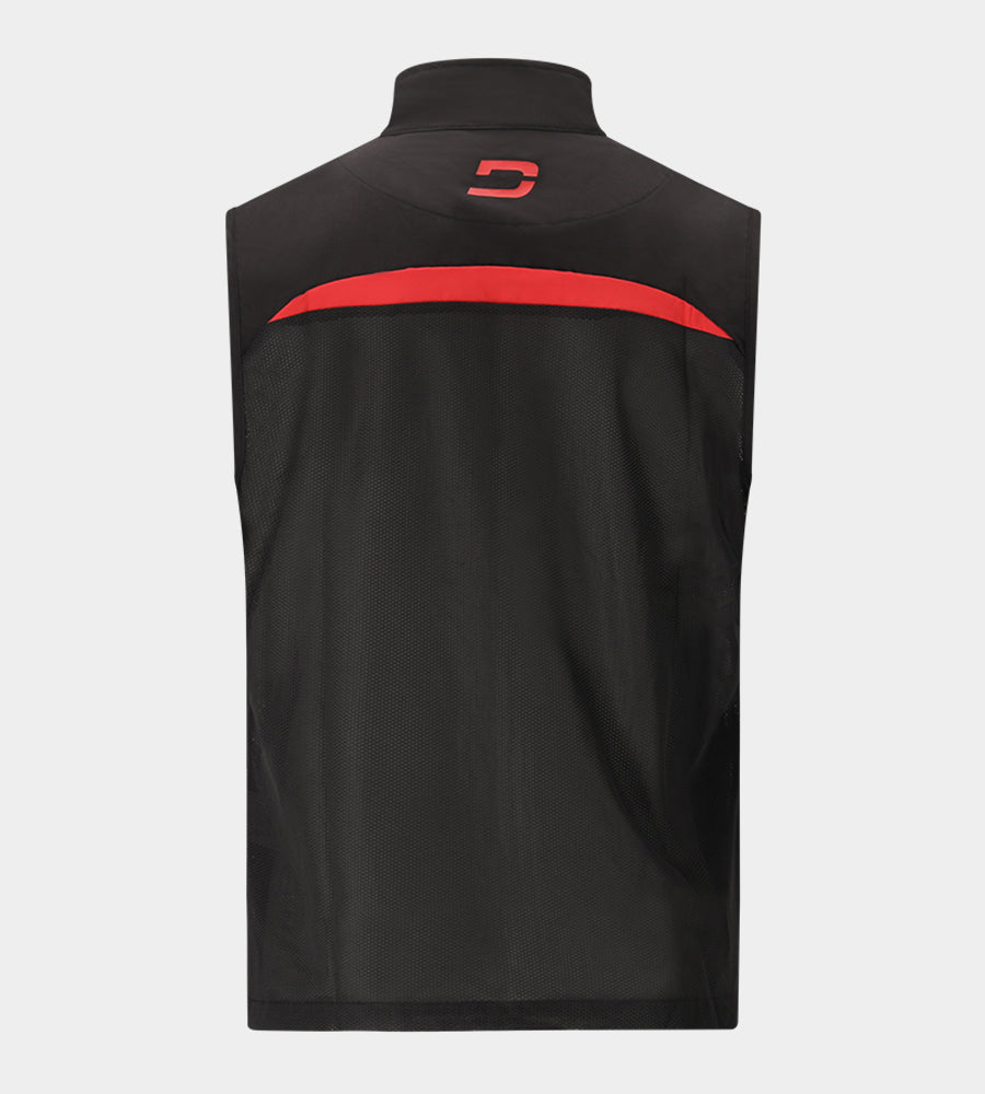 AIR MESH GILET - BLACK