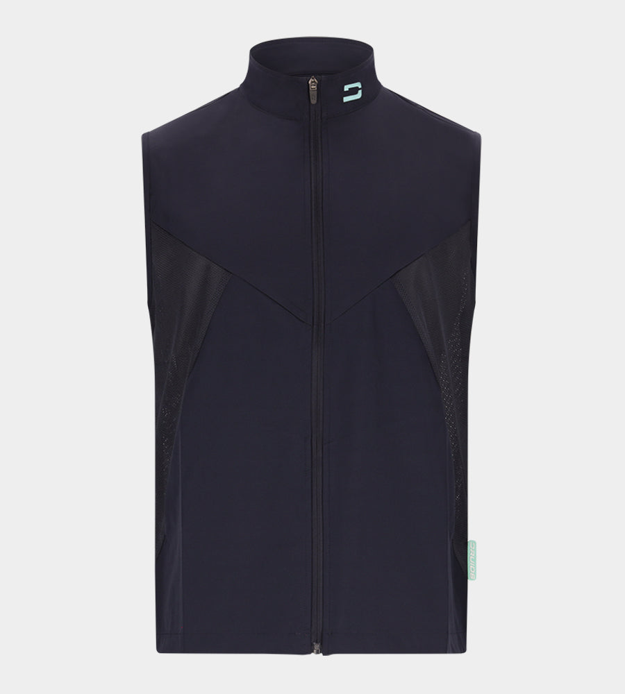 AIR MESH GILET - NAVY