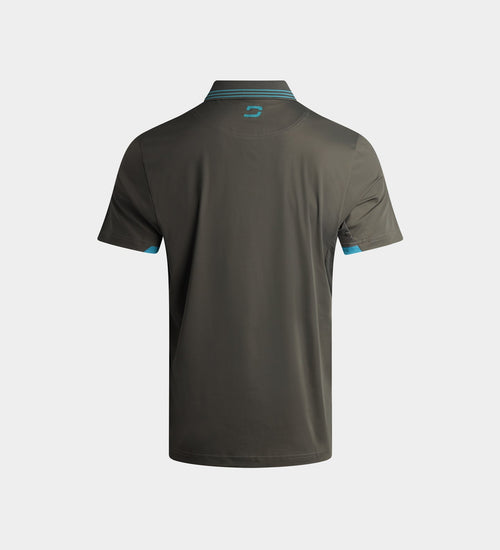 KIDS BACKNINE POLO - CHARCOAL