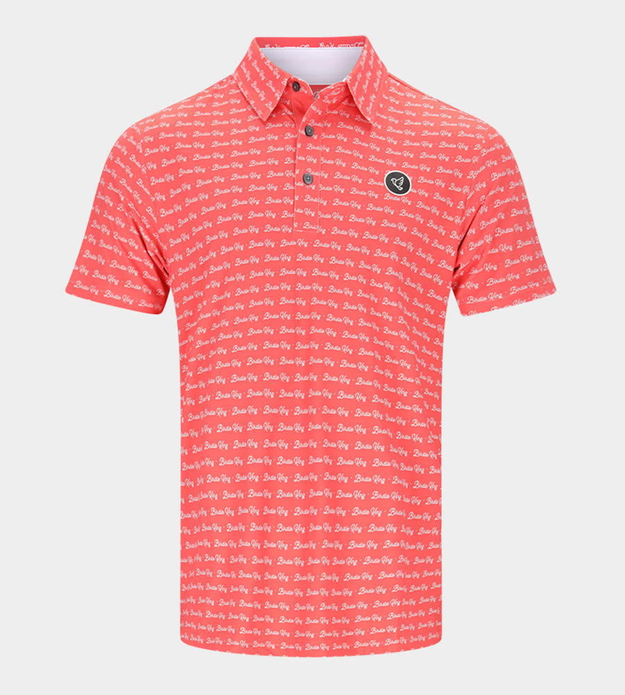 BIRDIE KING POLO - CORAL