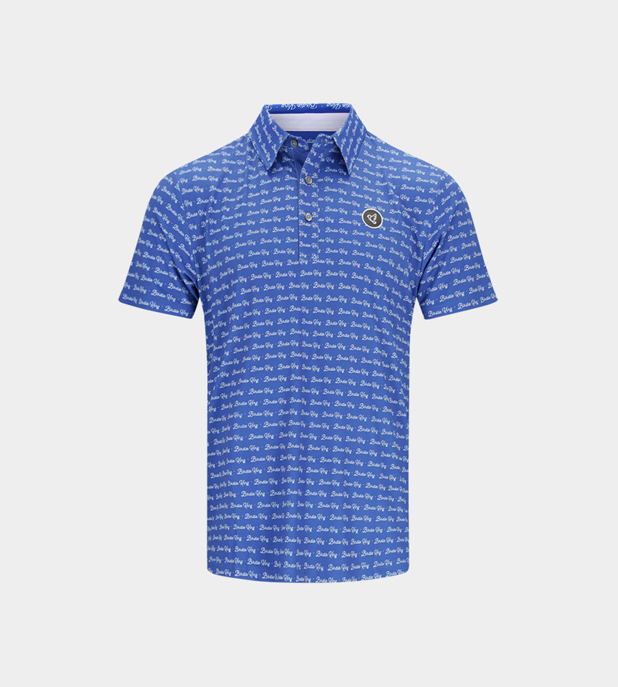 KIDS BIRDIE KING POLO - BLUE