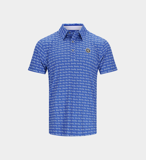 KIDS BIRDIE KING POLO - BLUE