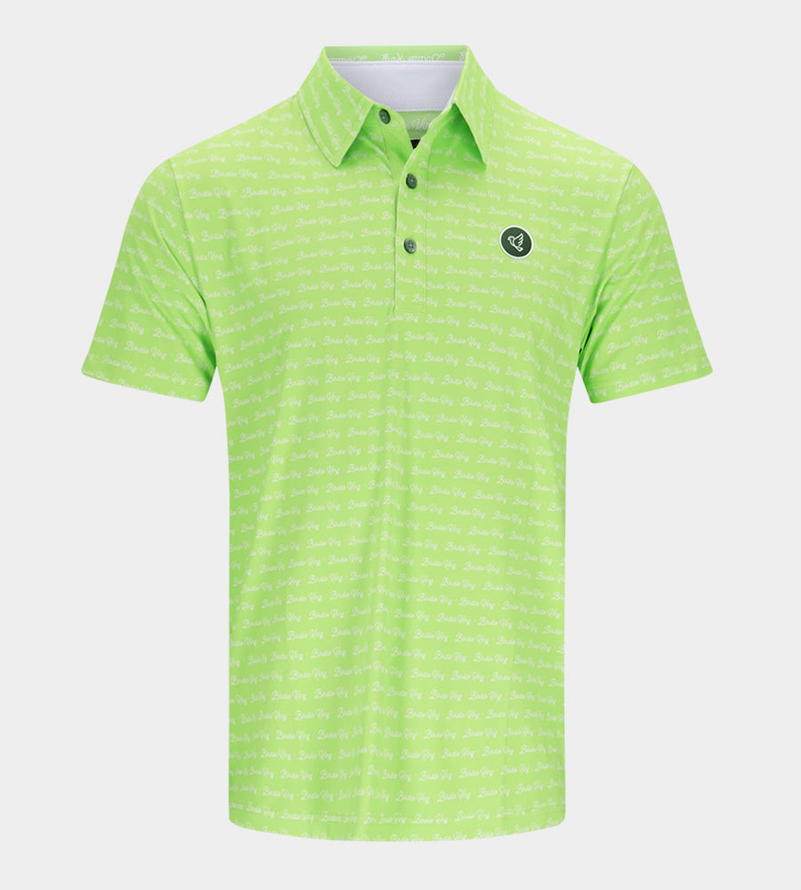 BIRDIE KING POLO - LIME