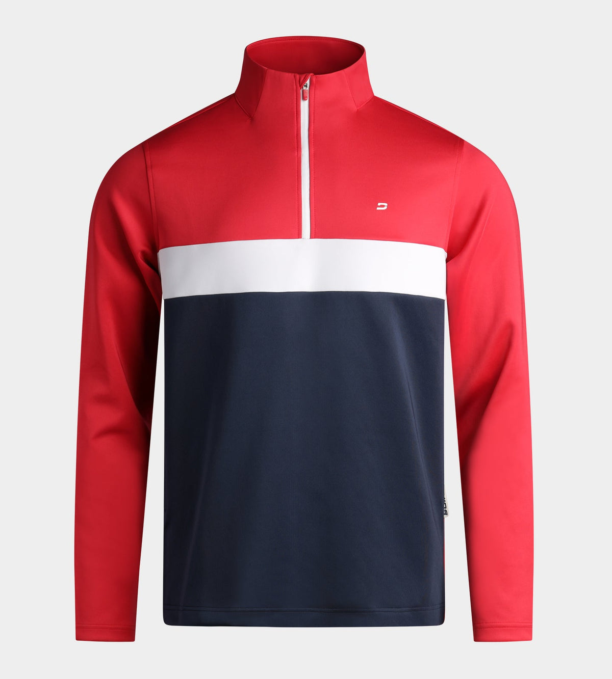 BLOCK HALF MIDLAYER - RED