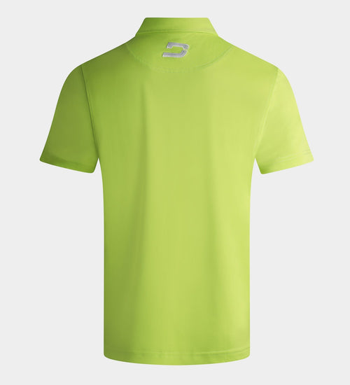 BLOCK PIQUE POLO - LIME