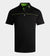 BLOCK PIQUE POLO - BLACK
