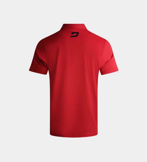 KIDS BLOCK PIQUE POLO - RED