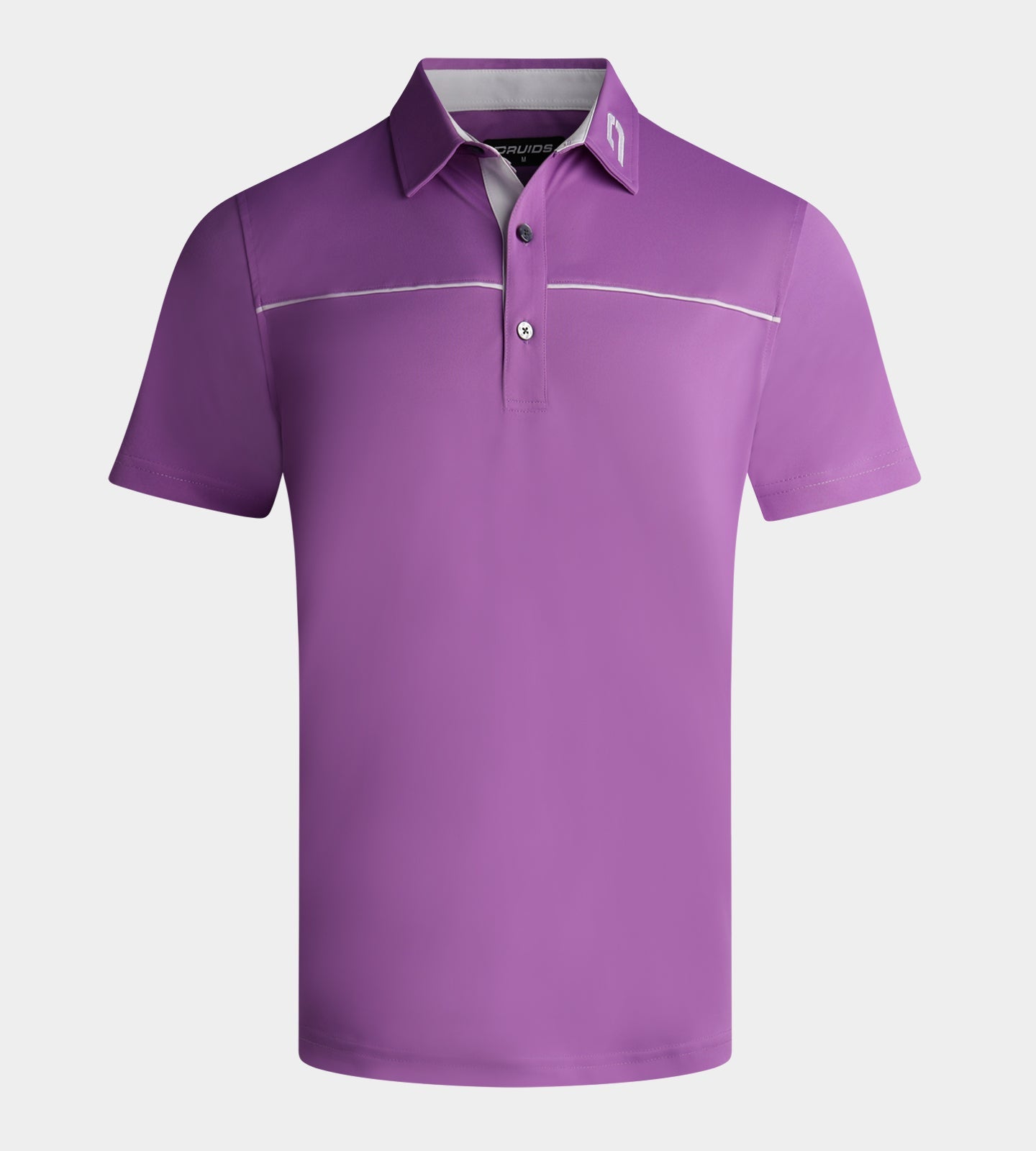 BLOCK PIQUE POLO - PURPLE