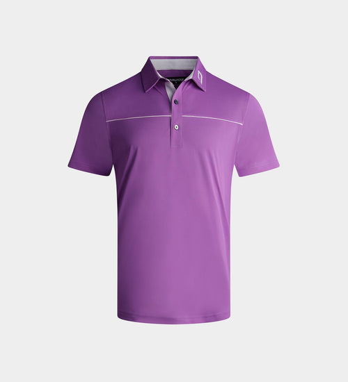 KIDS BLOCK PIQUE POLO - PURPLE