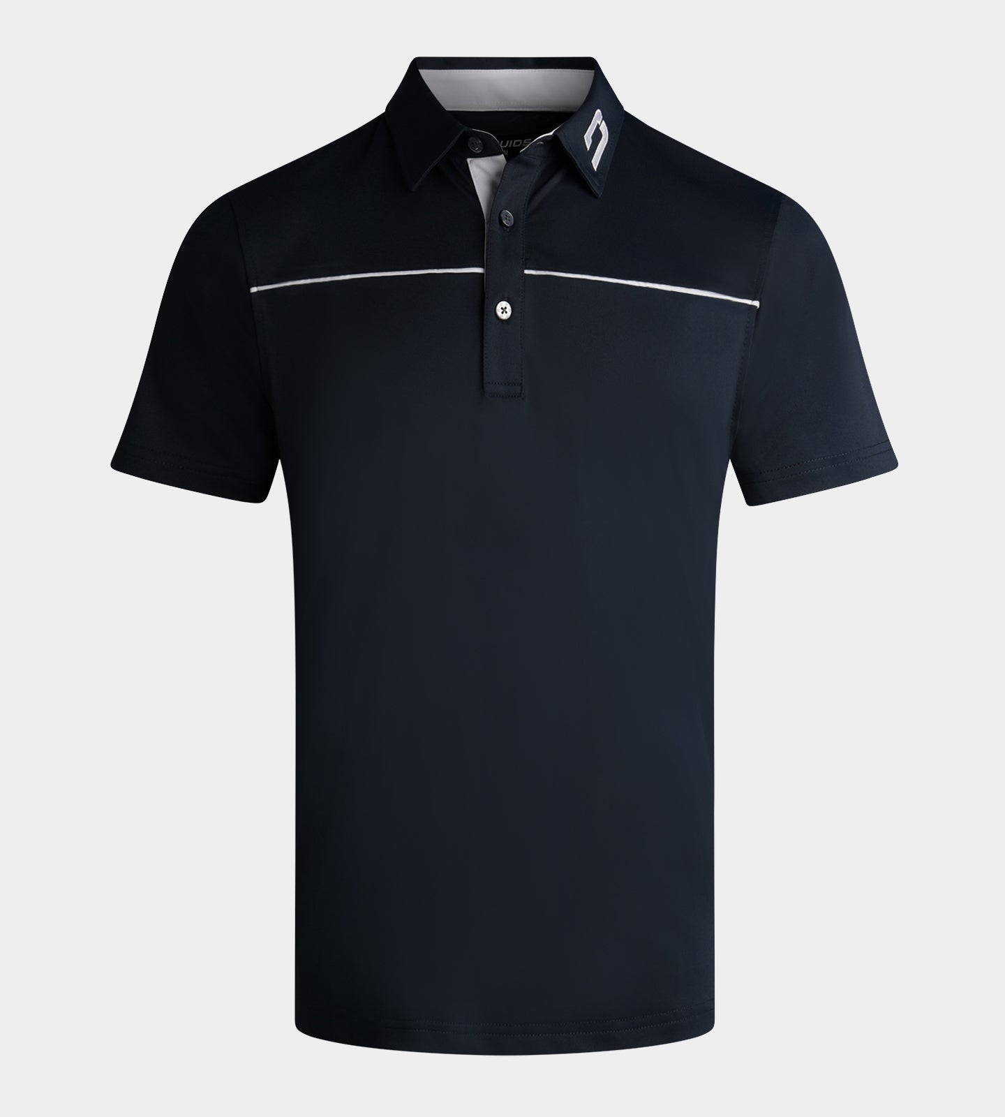 BLOCK PIQUE POLO - NAVY