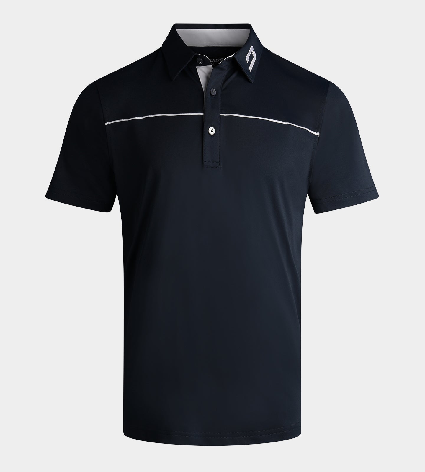 BLOCK PIQUE POLO - NAVY