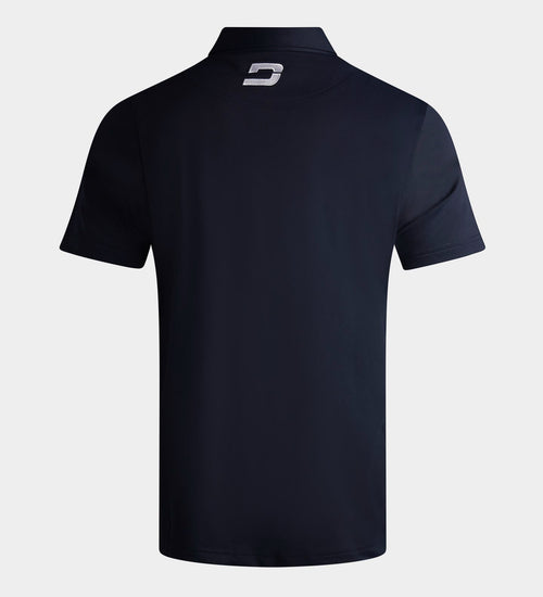 BLOCK PIQUE POLO - NAVY