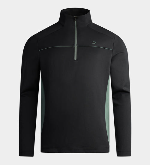 CROSS COUNTRY MIDLAYER - BLACK