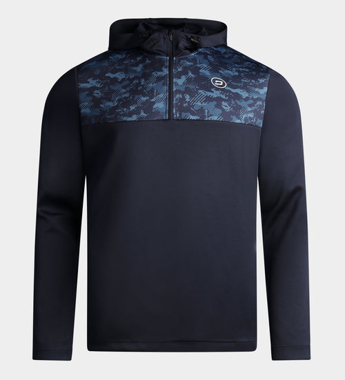 CAMO HOODIE - NAVY