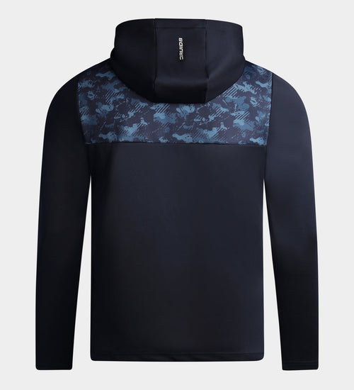 CAMO HOODIE - NAVY