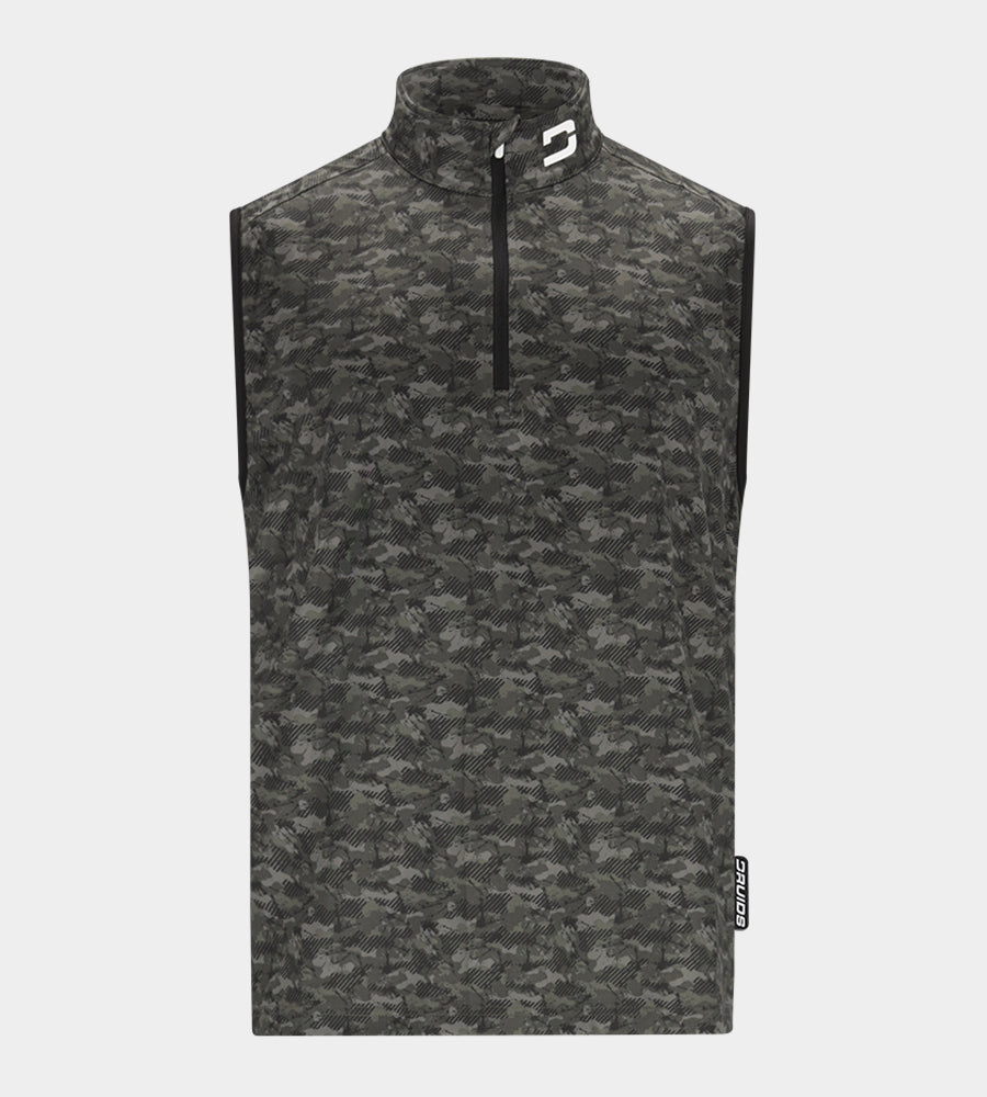 CAMO SLEEVELESS - BLACK