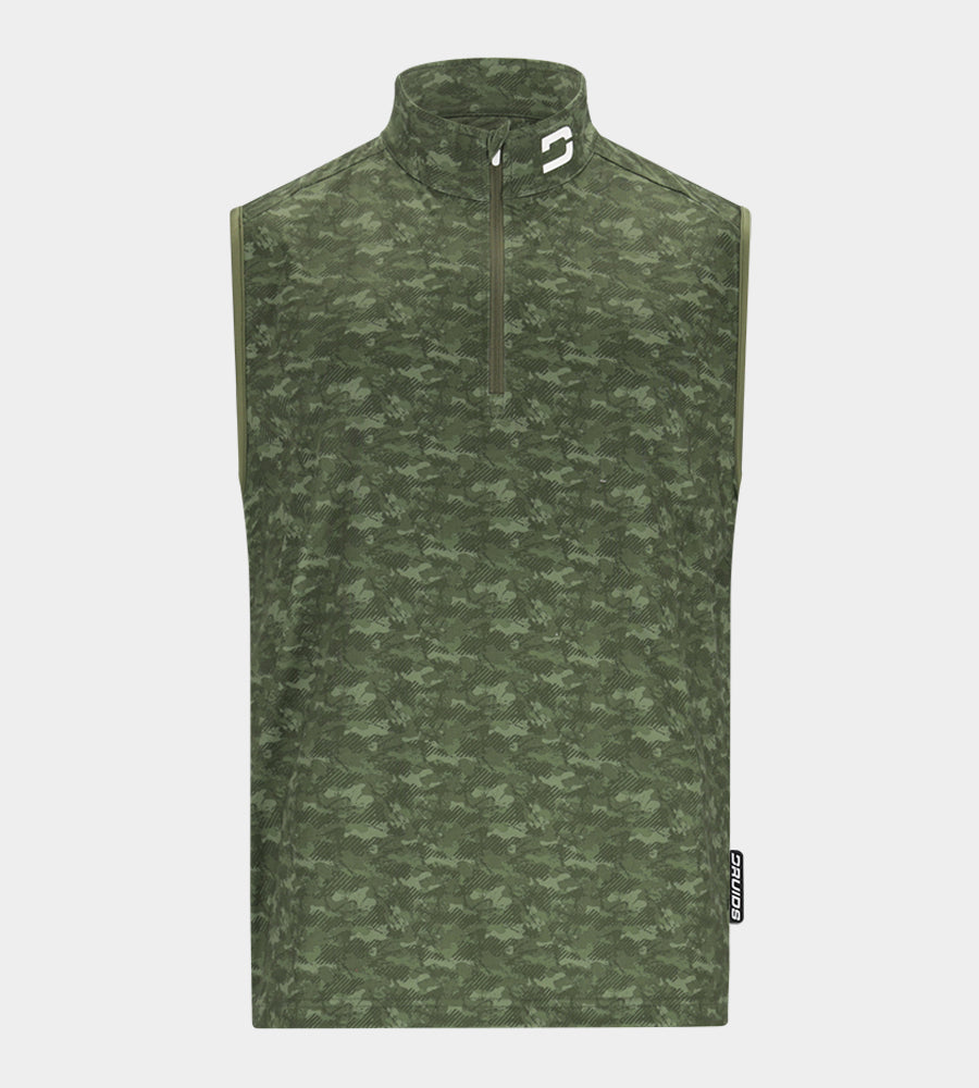 CAMO SLEEVELESS - KHAKI