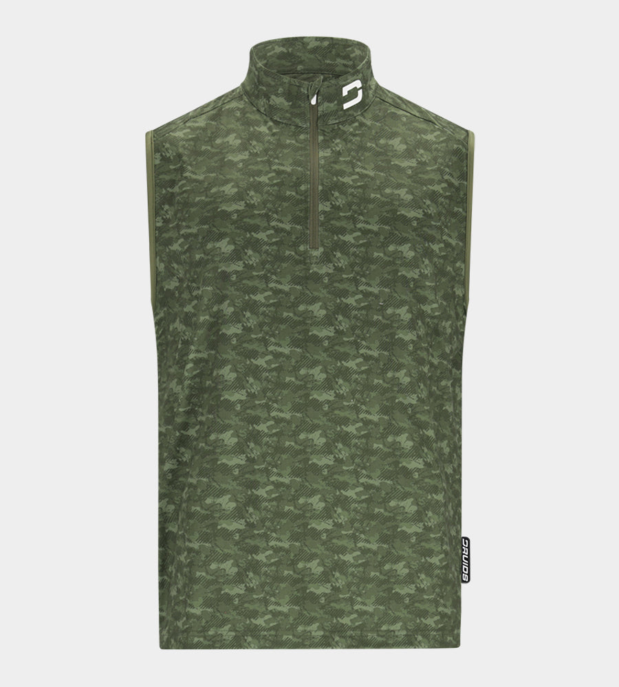 CAMO SLEEVELESS - KHAKI