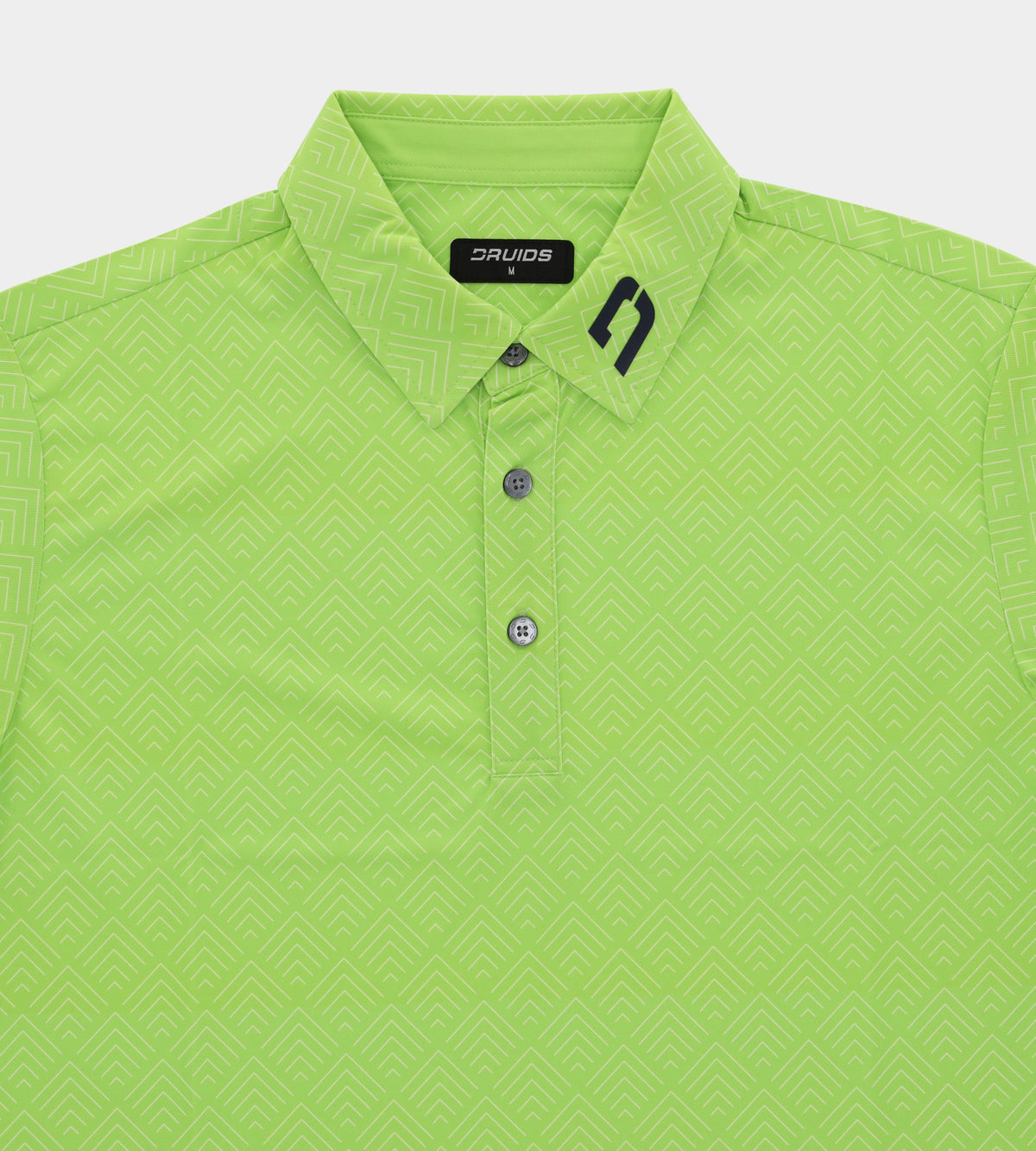 CHEVRON POLO - LIME