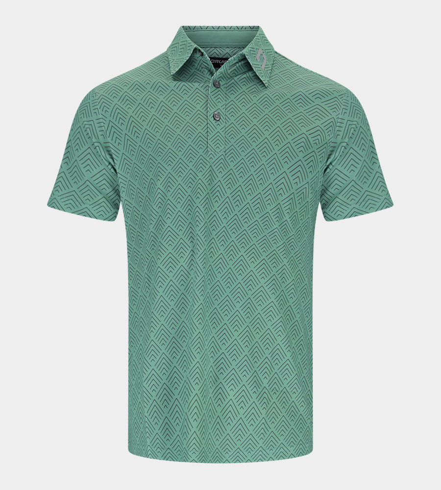 CHEVRON POLO - SAGE