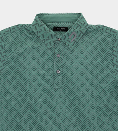 CHEVRON POLO - SAGE