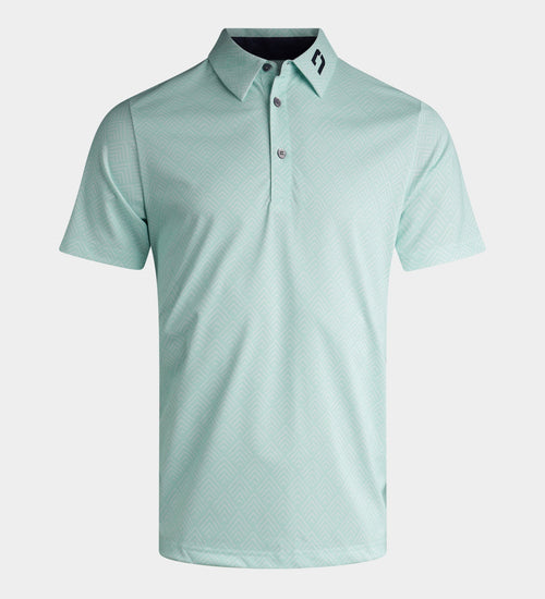 CHEVRON POLO - MINT