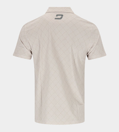 CHEVRON POLO - BEIGE