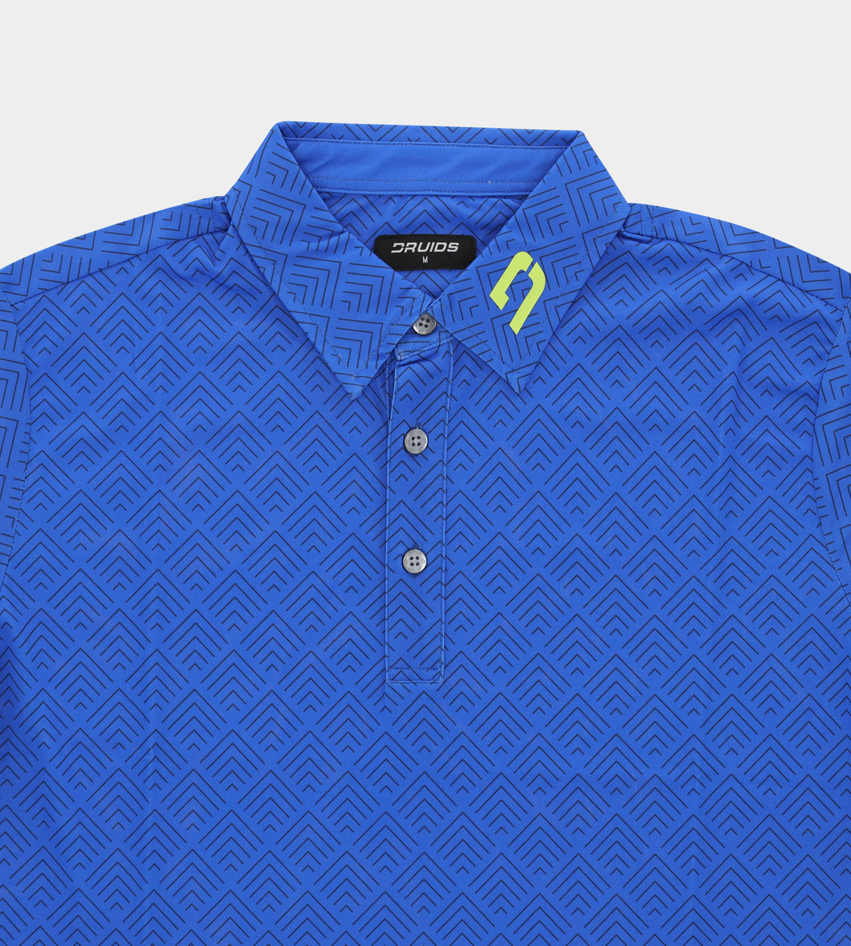 CHEVRON POLO - BLUE