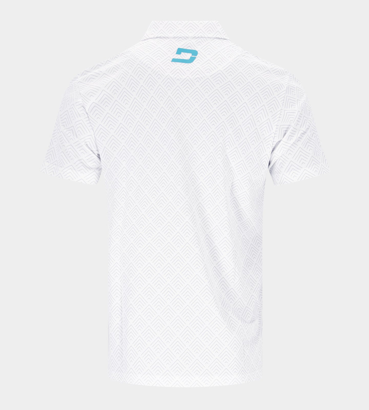 CHEVRON POLO - WHITE