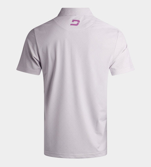 CHEVRON POLO - PURPLE