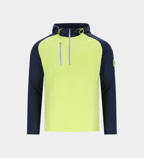 KIDS CONTRAST HOODIE - LIME
