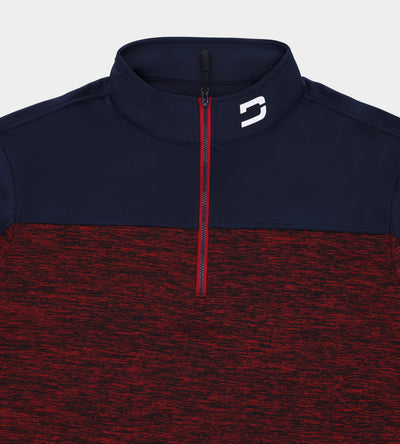 CORE MIDLAYER - RED/NAVY