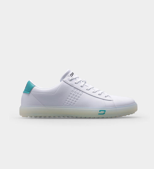 PAR-PEAK GOLF SHOES - WHITE/TEAL