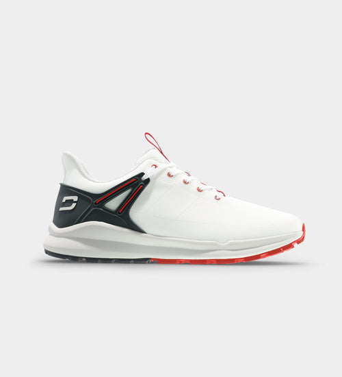 REBEL GOLF SHOES - NAVY/RED