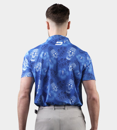 PINEAPPLE SKULLZ 2.0 POLO - BLUE