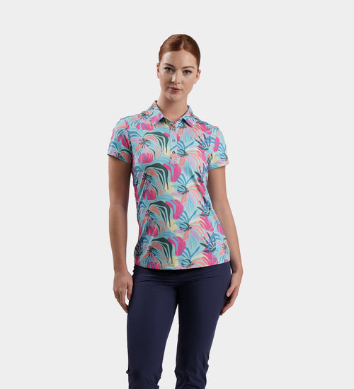 LADIES TROPIC POLO - GREEN