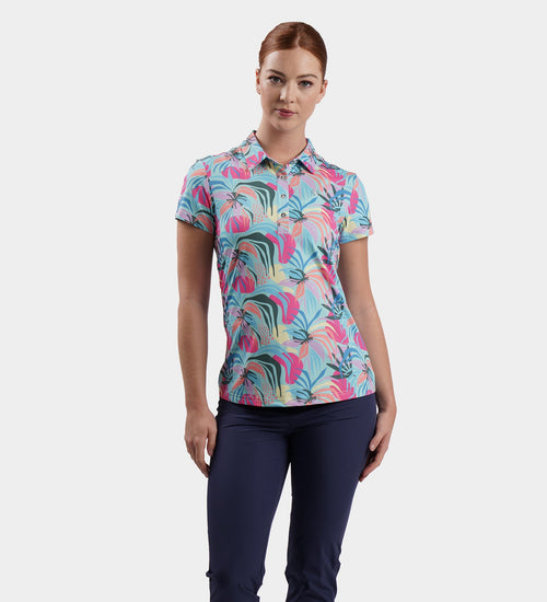 LADIES TROPIC POLO - GREEN