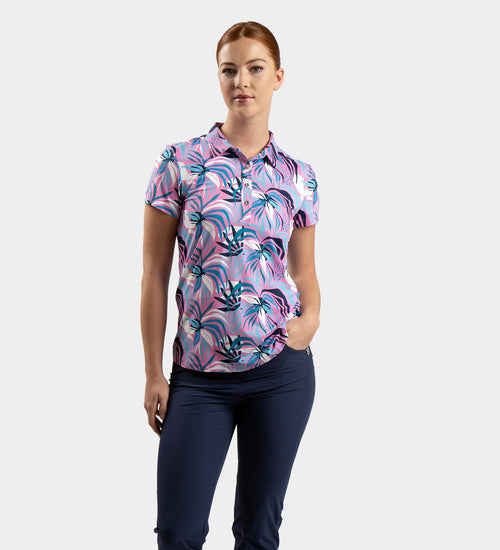 LADIES TROPIC POLO - PINK