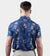 PINEAPPLE SKULLZ 2.0 POLO - NAVY / ORANGE
