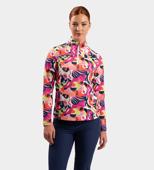 LADIES BIRDIE MIDLAYER - EXOTIC LIME
