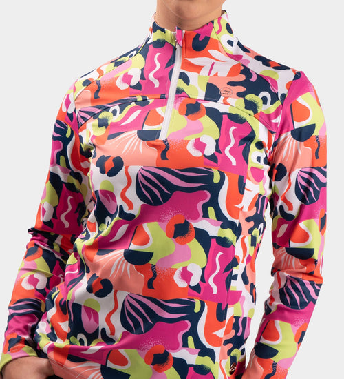LADIES BIRDIE MIDLAYER - EXOTIC LIME