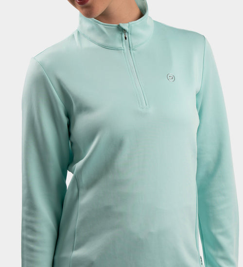 LADIES ULTRA BLEND MIDLAYER - MINT