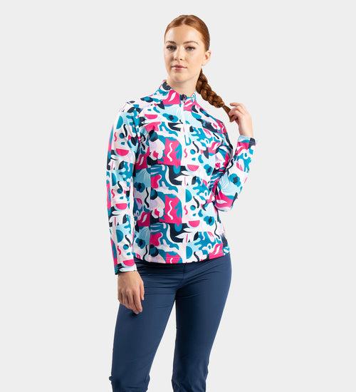 LADIES BIRDIE MIDLAYER - EXOTIC PINK