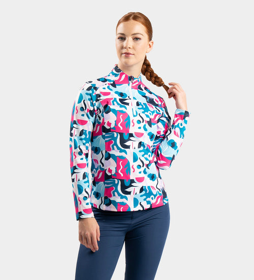 LADIES BIRDIE MIDLAYER - EXOTIC PINK