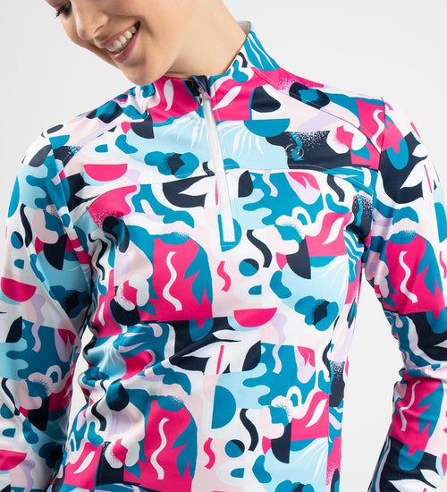 LADIES BIRDIE MIDLAYER - EXOTIC PINK