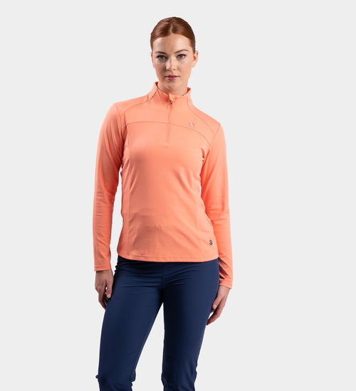 LADIES BIRDIE MIDLAYER - CORAL