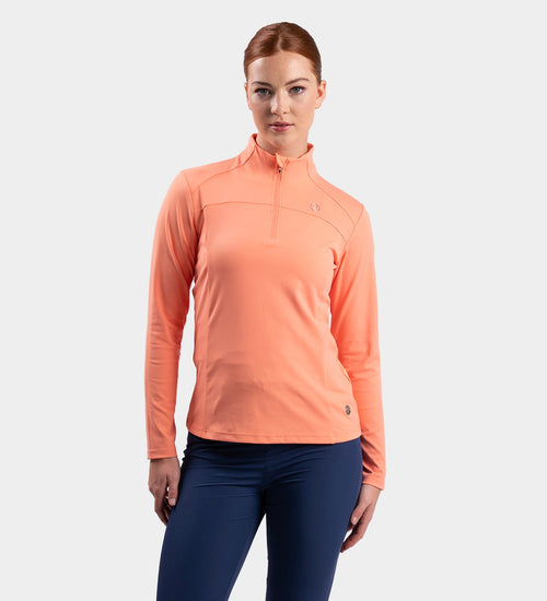 LADIES BIRDIE MIDLAYER - CORAL