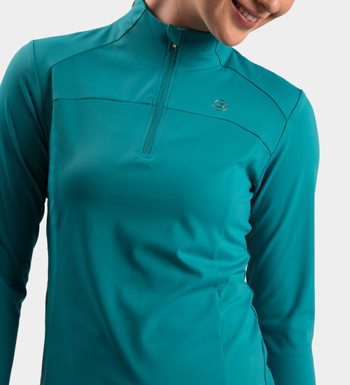LADIES BIRDIE MIDLAYER - TEAL