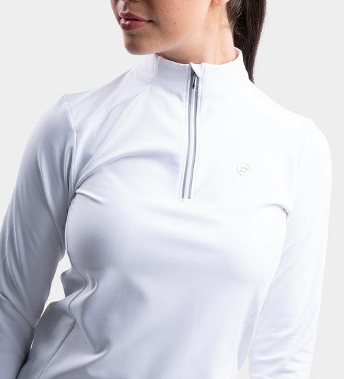 LADIES GALACTIC MIDLAYER - WHITE