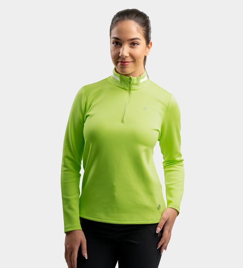 LADIES FAIRWAY FLEX MIDLAYER - LIME